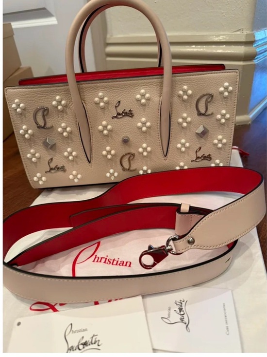 Christian Louboutin Handbags - Christian Louboutin Paloma S Baguette in leche color